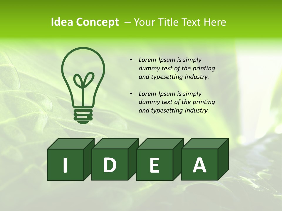 Natural Sky Pure PowerPoint Template