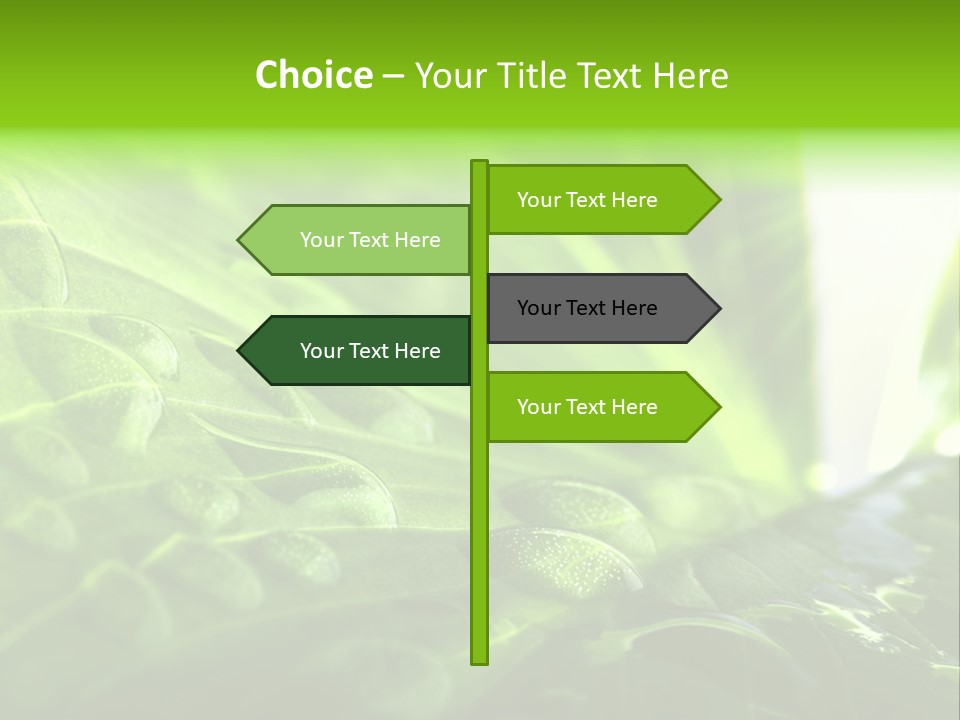 Natural Sky Pure PowerPoint Template