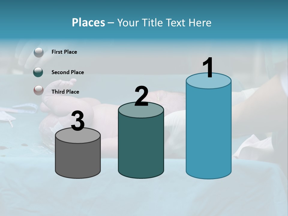 Girl Birth Baby PowerPoint Template