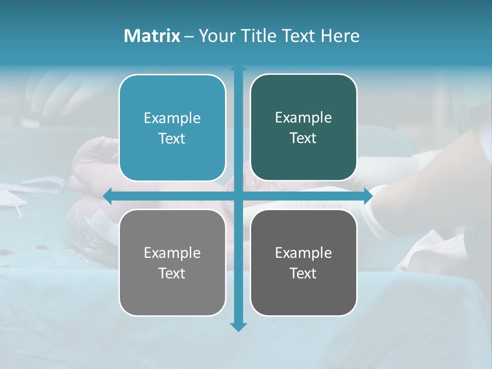 Girl Birth Baby PowerPoint Template