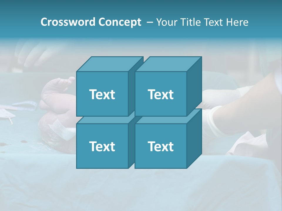 Girl Birth Baby PowerPoint Template