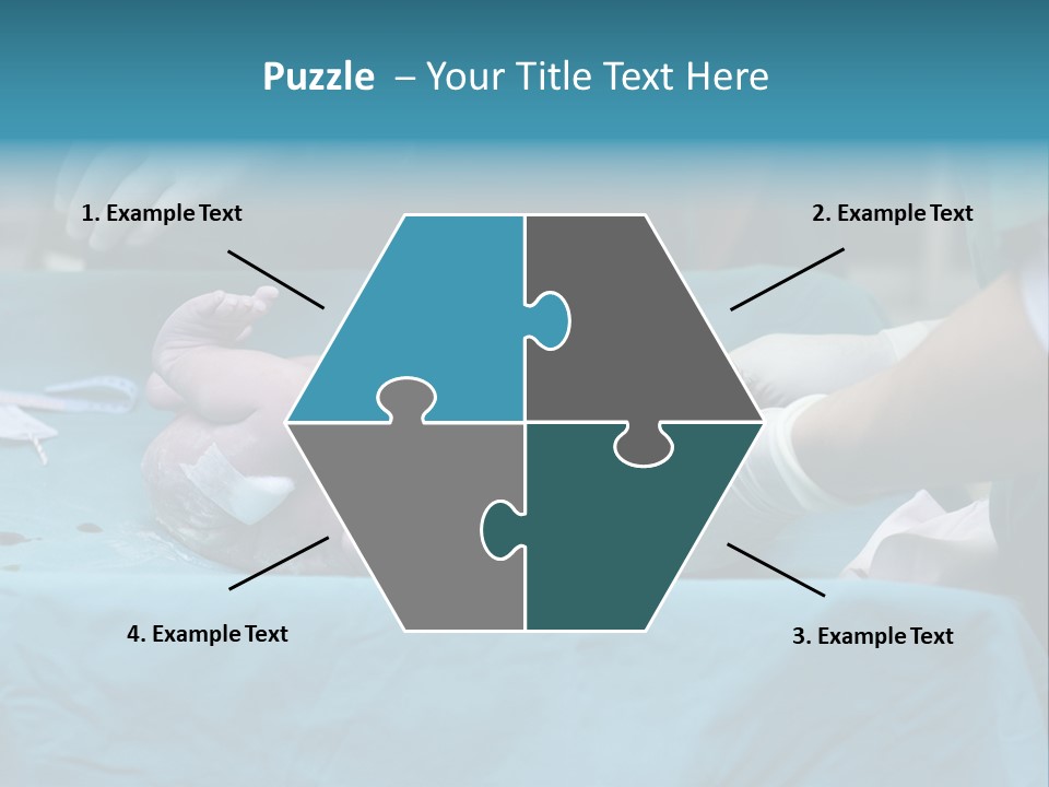 Girl Birth Baby PowerPoint Template