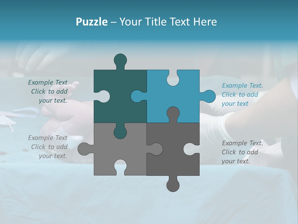 Girl Birth Baby PowerPoint Template