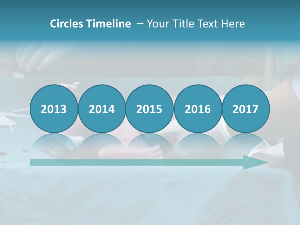 Girl Birth Baby PowerPoint Template