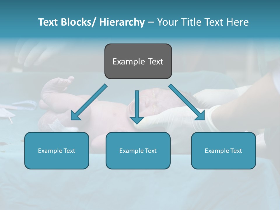 Girl Birth Baby PowerPoint Template