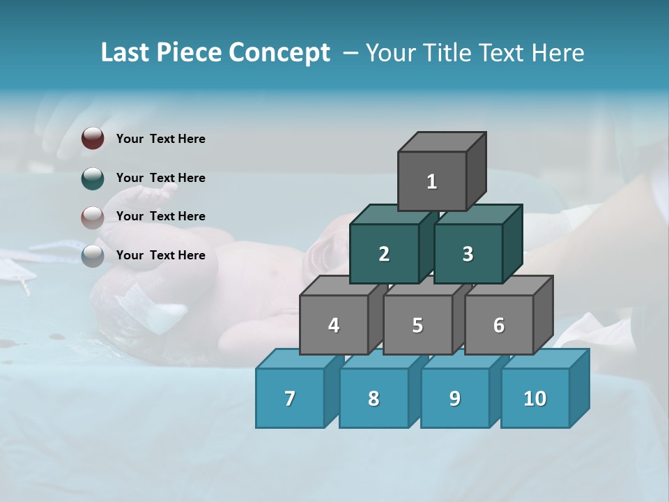 Girl Birth Baby PowerPoint Template