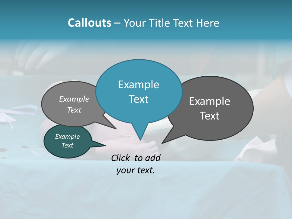 Girl Birth Baby PowerPoint Template