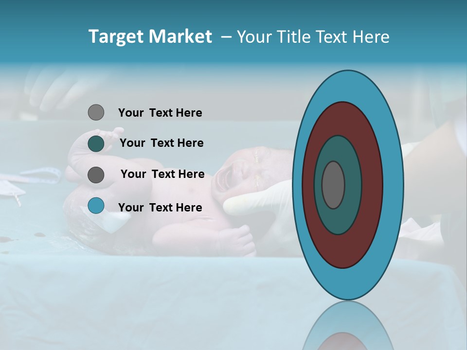 Girl Birth Baby PowerPoint Template