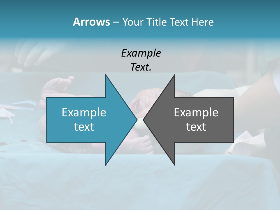 Girl Birth Baby PowerPoint Template