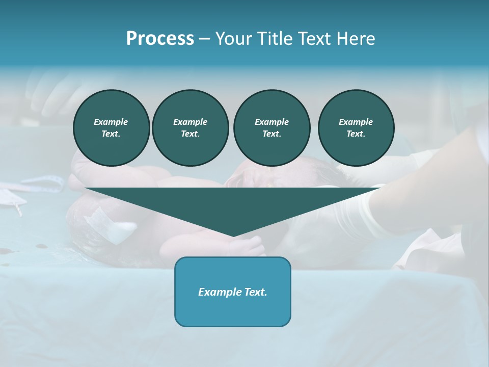 Girl Birth Baby PowerPoint Template