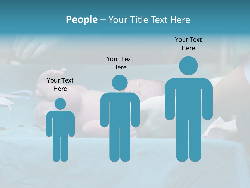 Girl Birth Baby PowerPoint Template