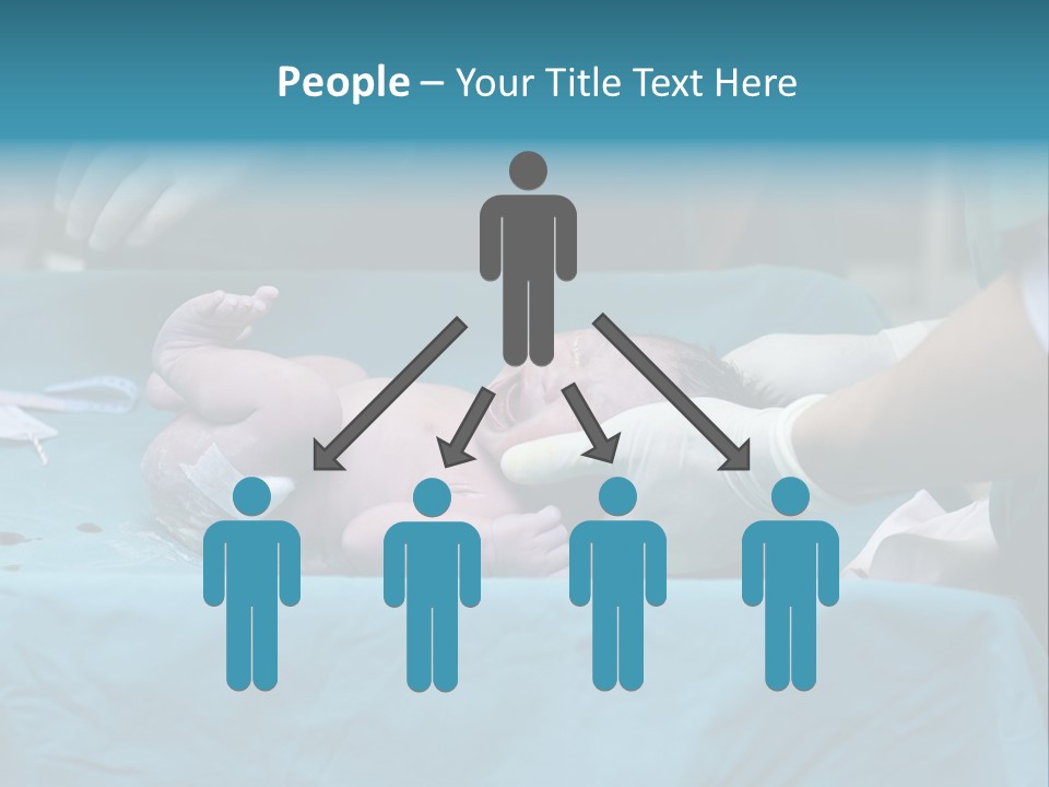 Girl Birth Baby PowerPoint Template