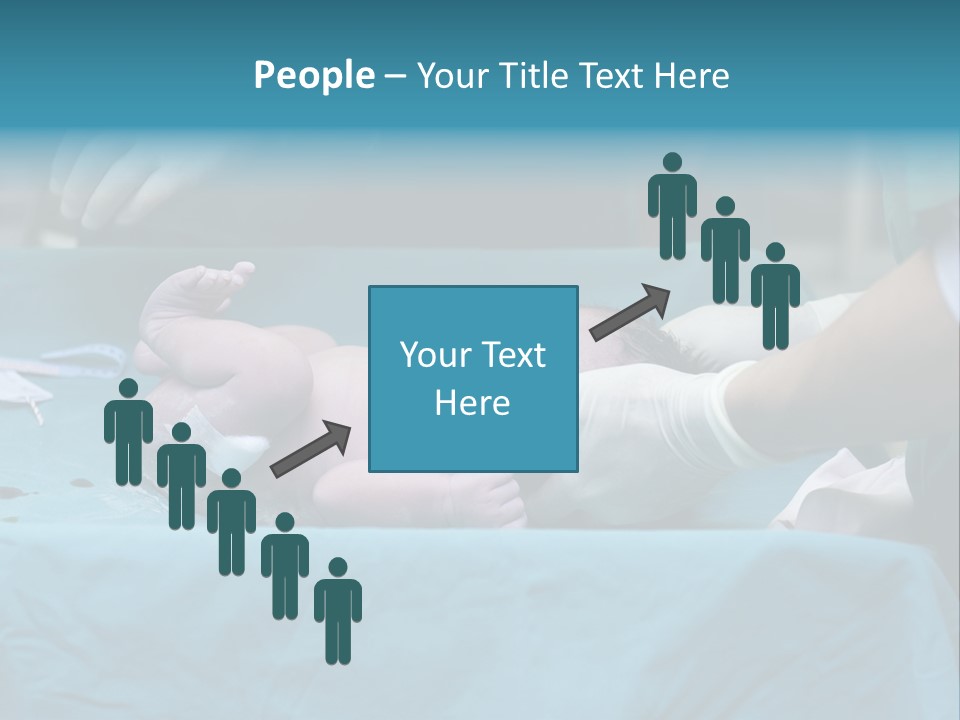 Girl Birth Baby PowerPoint Template