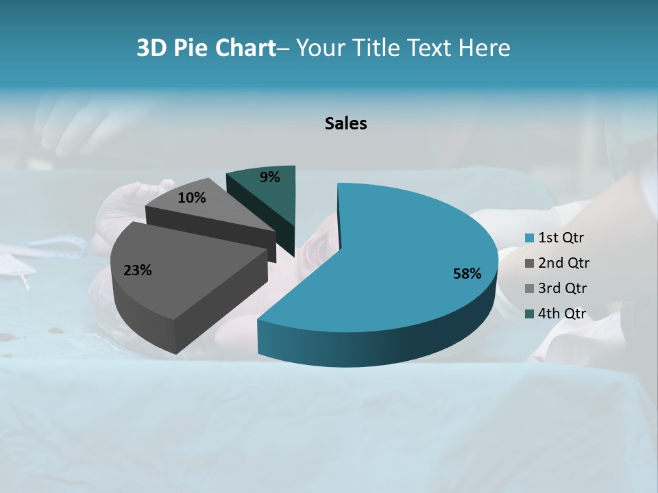 Girl Birth Baby PowerPoint Template