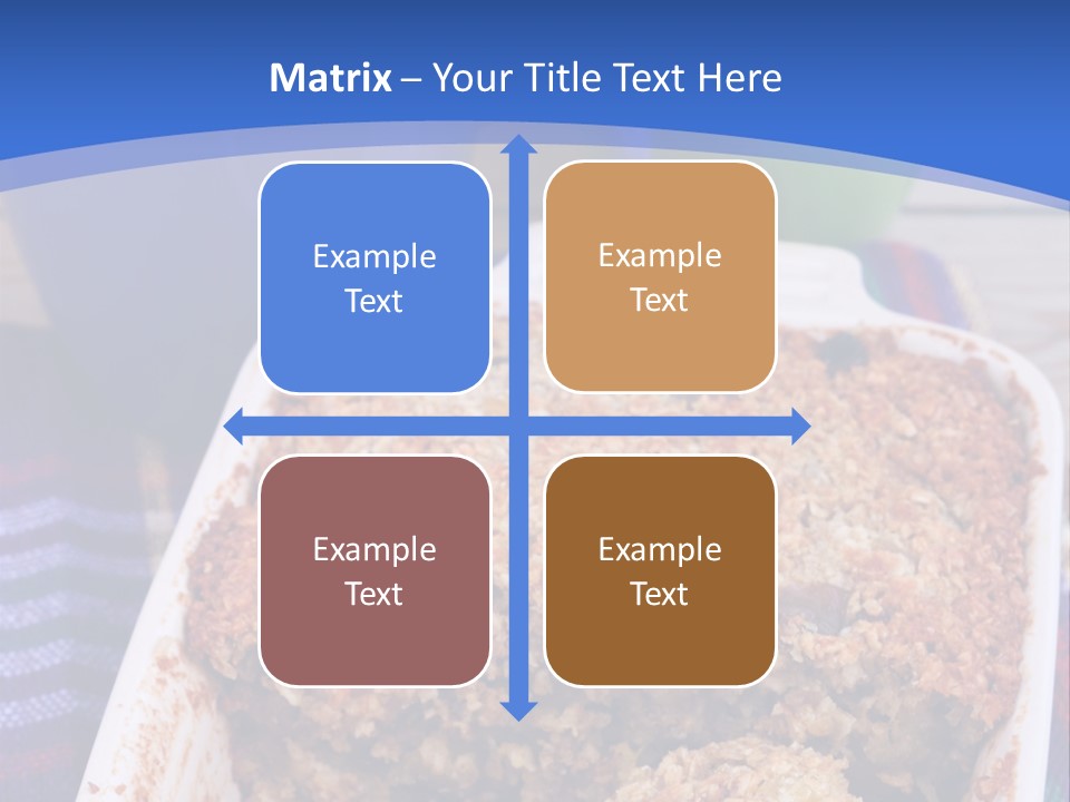 A Plate Of Food On A Table With A Knife PowerPoint Template