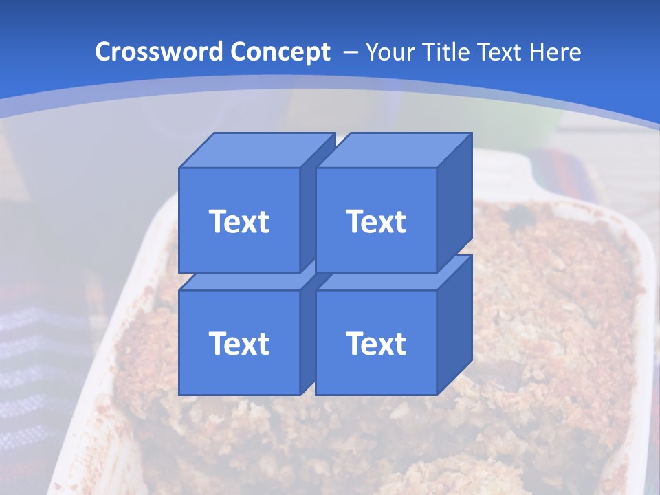 A Plate Of Food On A Table With A Knife PowerPoint Template