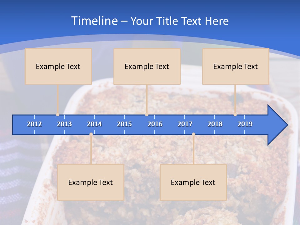 A Plate Of Food On A Table With A Knife PowerPoint Template