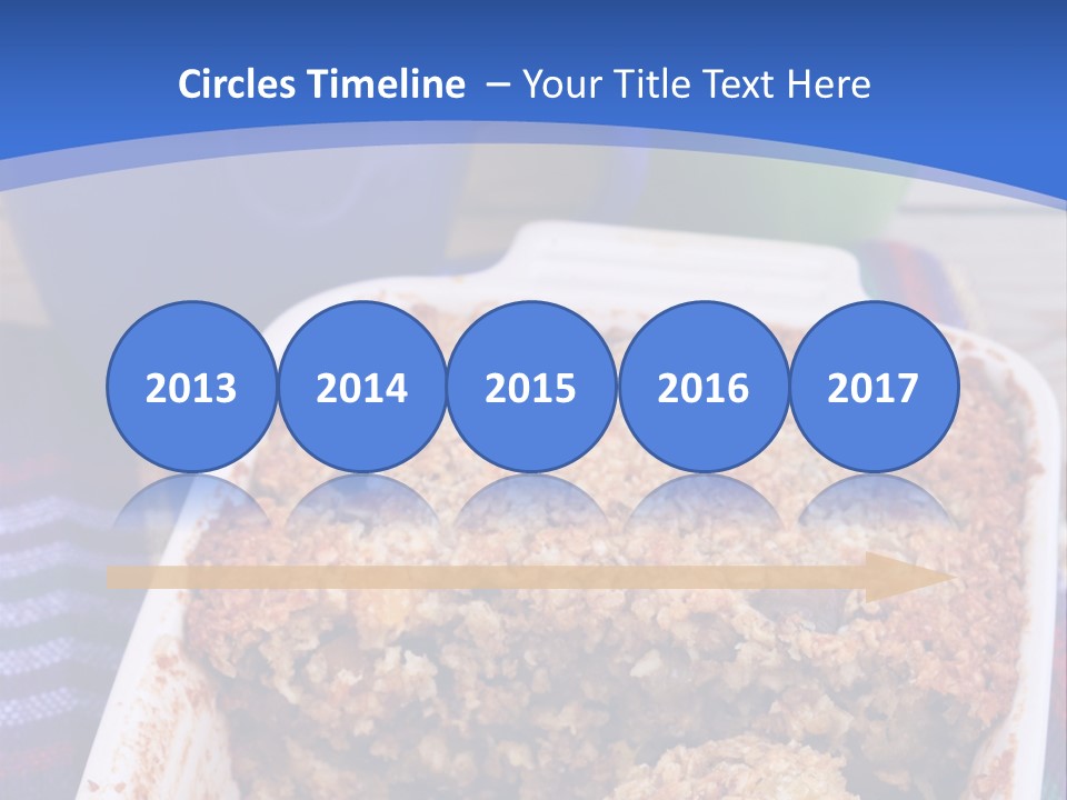 A Plate Of Food On A Table With A Knife PowerPoint Template