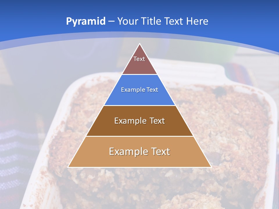A Plate Of Food On A Table With A Knife PowerPoint Template