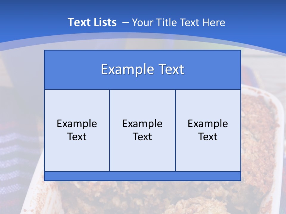 A Plate Of Food On A Table With A Knife PowerPoint Template