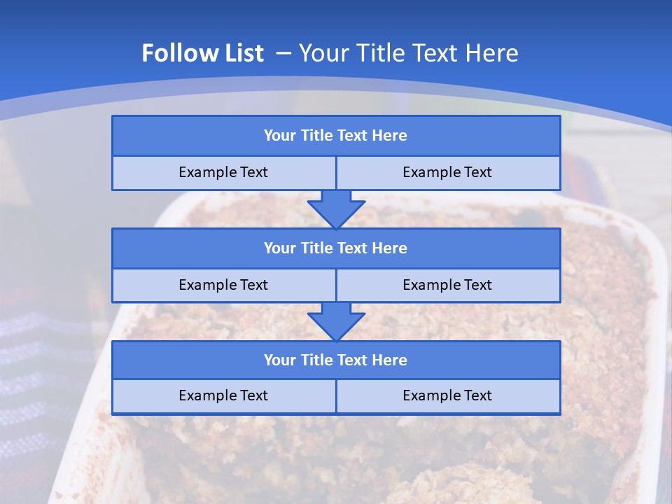 A Plate Of Food On A Table With A Knife PowerPoint Template