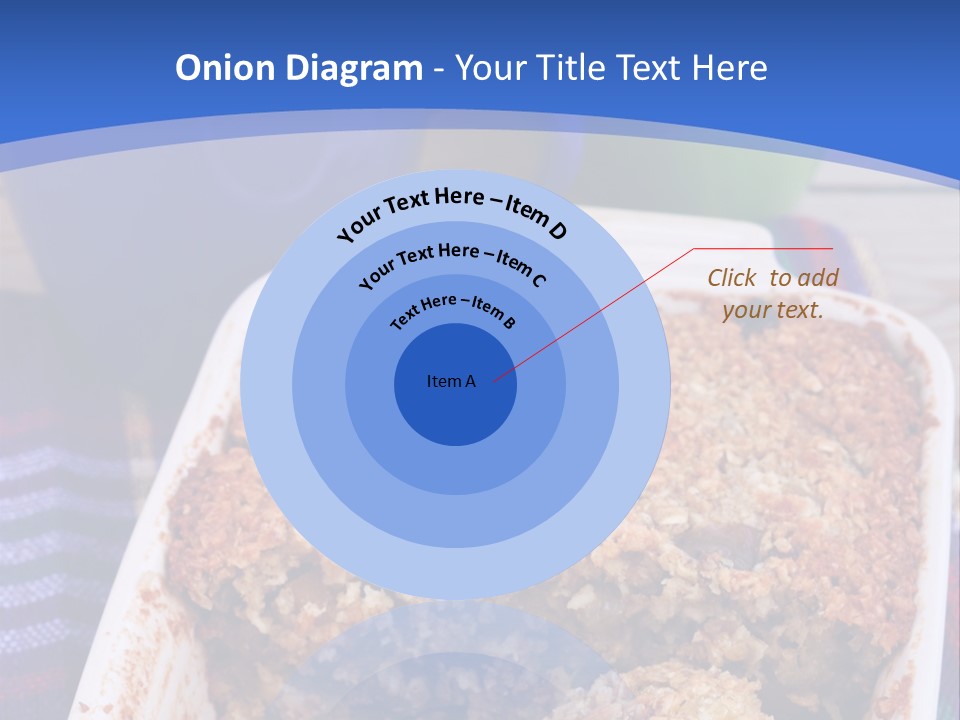 A Plate Of Food On A Table With A Knife PowerPoint Template