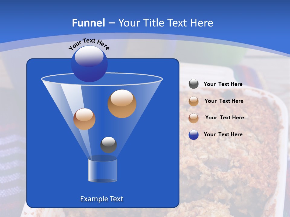 A Plate Of Food On A Table With A Knife PowerPoint Template