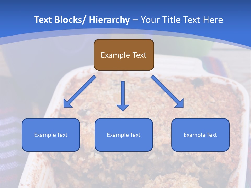 A Plate Of Food On A Table With A Knife PowerPoint Template