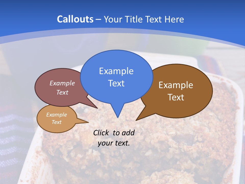 A Plate Of Food On A Table With A Knife PowerPoint Template