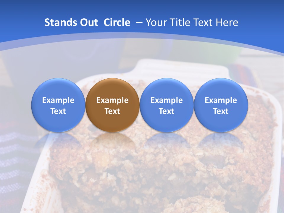 A Plate Of Food On A Table With A Knife PowerPoint Template