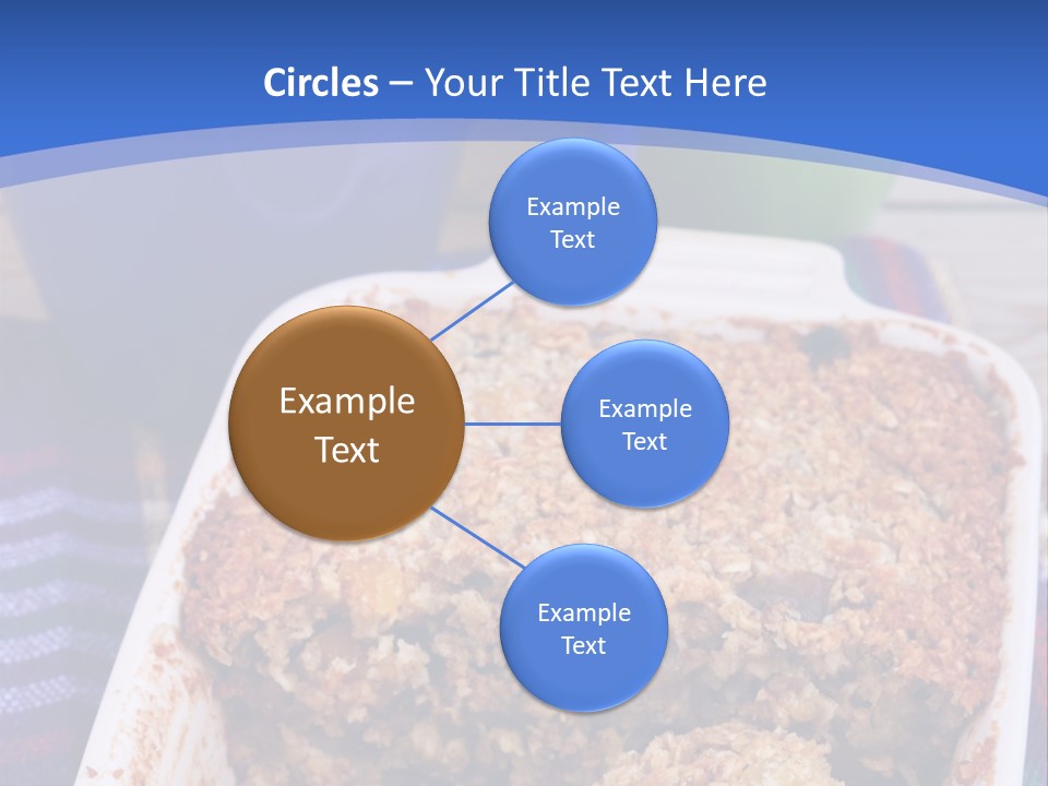 A Plate Of Food On A Table With A Knife PowerPoint Template