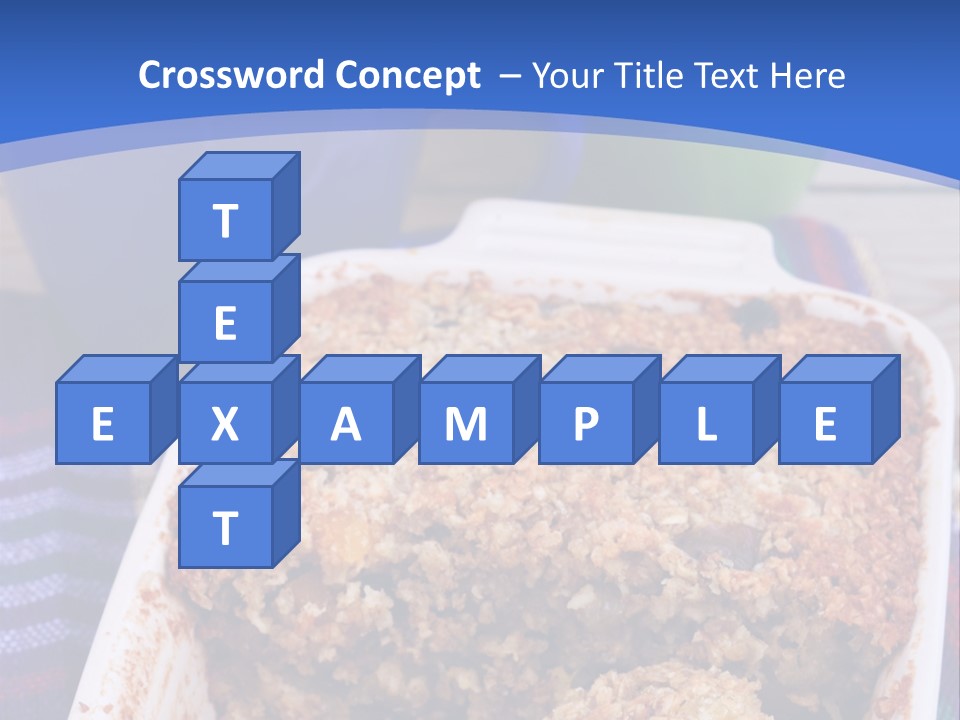 A Plate Of Food On A Table With A Knife PowerPoint Template