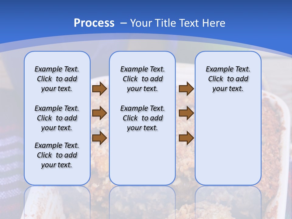 A Plate Of Food On A Table With A Knife PowerPoint Template