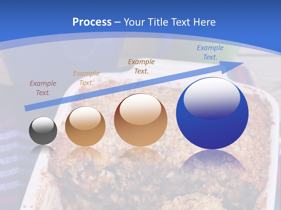 A Plate Of Food On A Table With A Knife PowerPoint Template