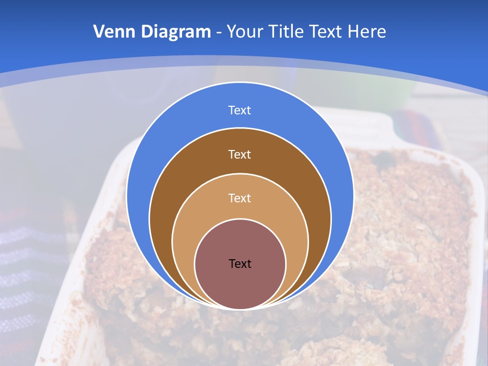 A Plate Of Food On A Table With A Knife PowerPoint Template