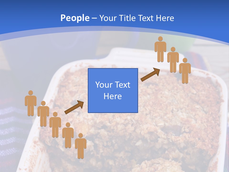 A Plate Of Food On A Table With A Knife PowerPoint Template