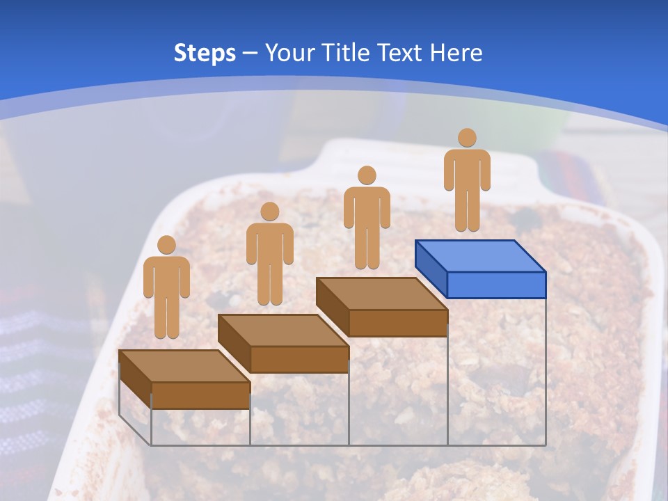 A Plate Of Food On A Table With A Knife PowerPoint Template