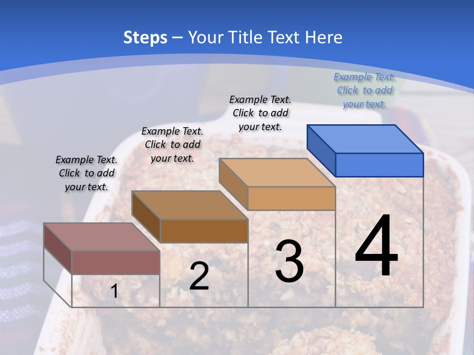 A Plate Of Food On A Table With A Knife PowerPoint Template