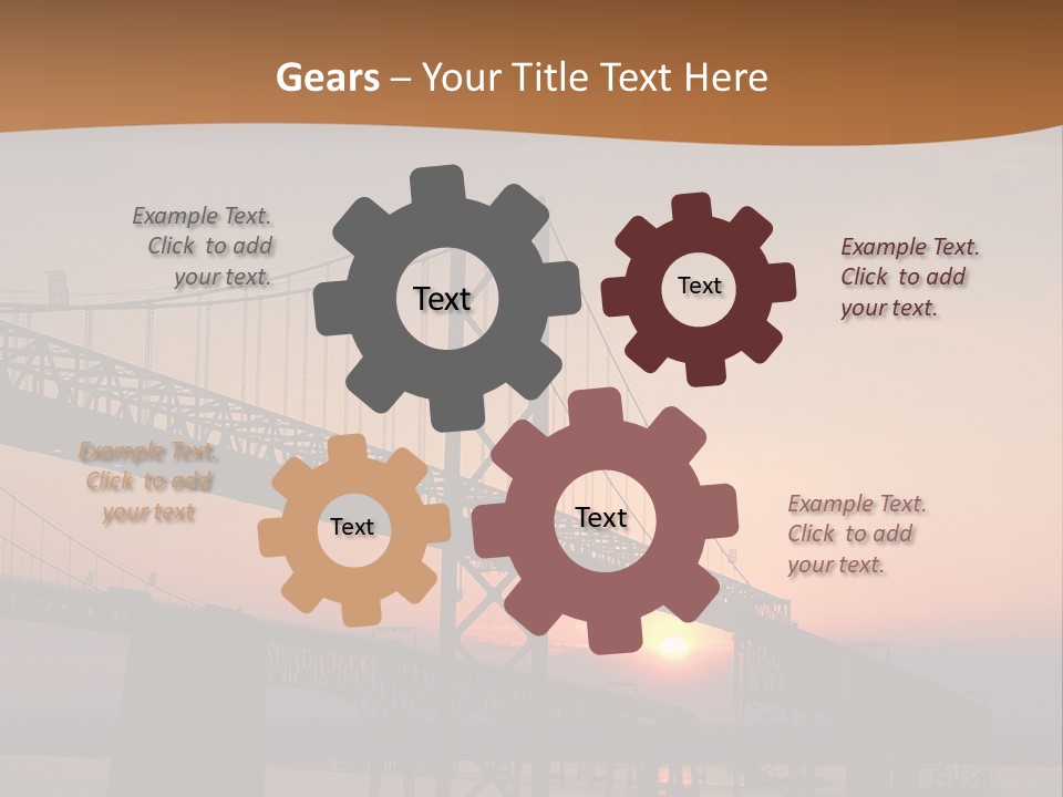 Virginia Bay Engineering PowerPoint Template