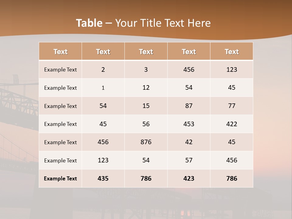 Virginia Bay Engineering PowerPoint Template