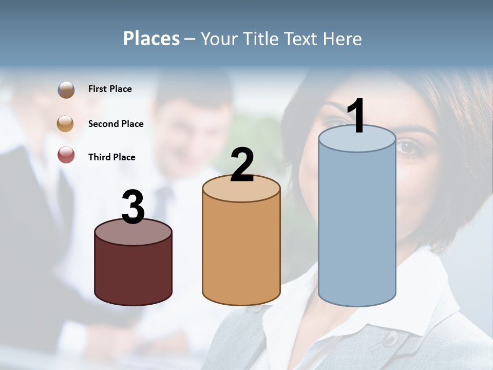 Job Colleague Girl PowerPoint Template