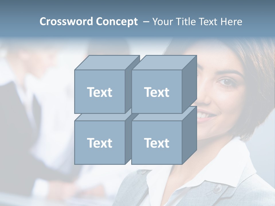 Job Colleague Girl PowerPoint Template