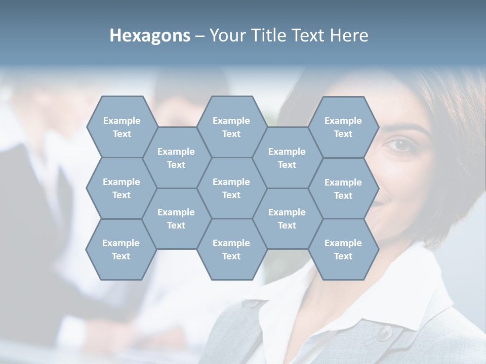 Job Colleague Girl PowerPoint Template