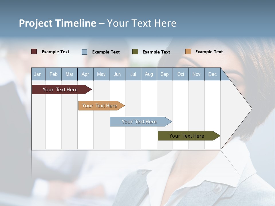 Job Colleague Girl PowerPoint Template