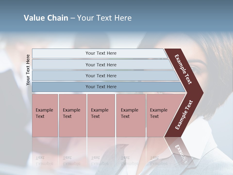 Job Colleague Girl PowerPoint Template