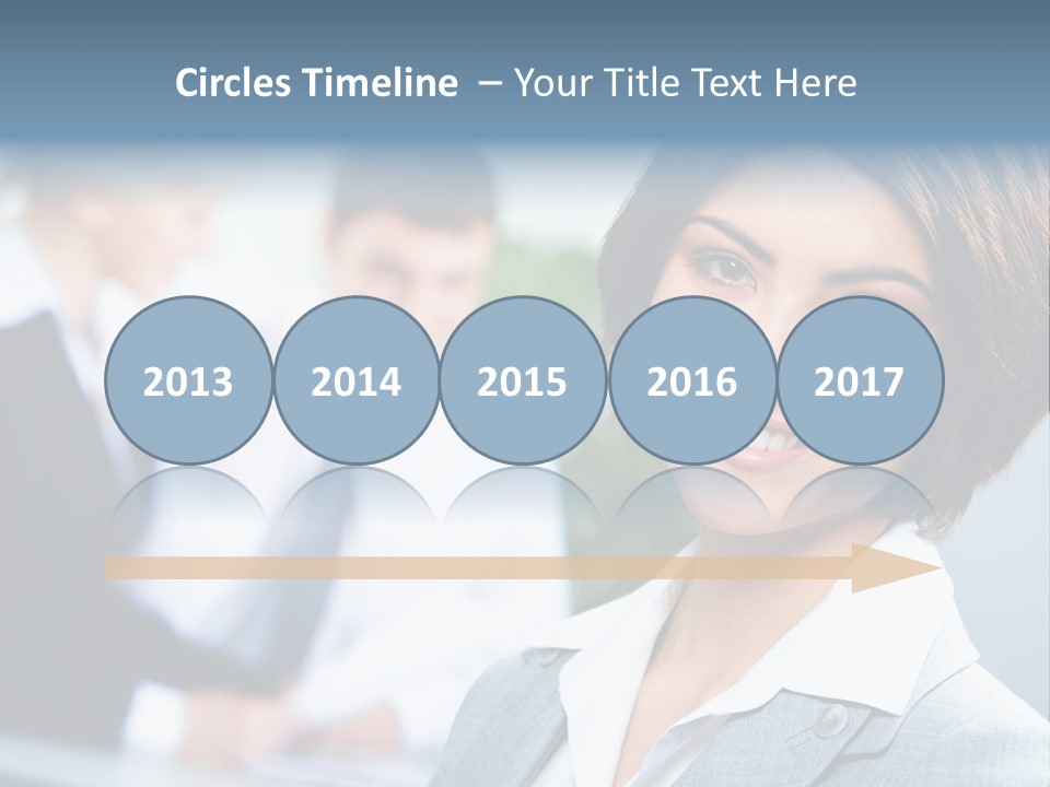 Job Colleague Girl PowerPoint Template