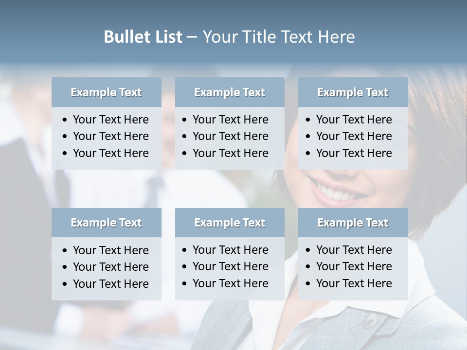 Job Colleague Girl PowerPoint Template