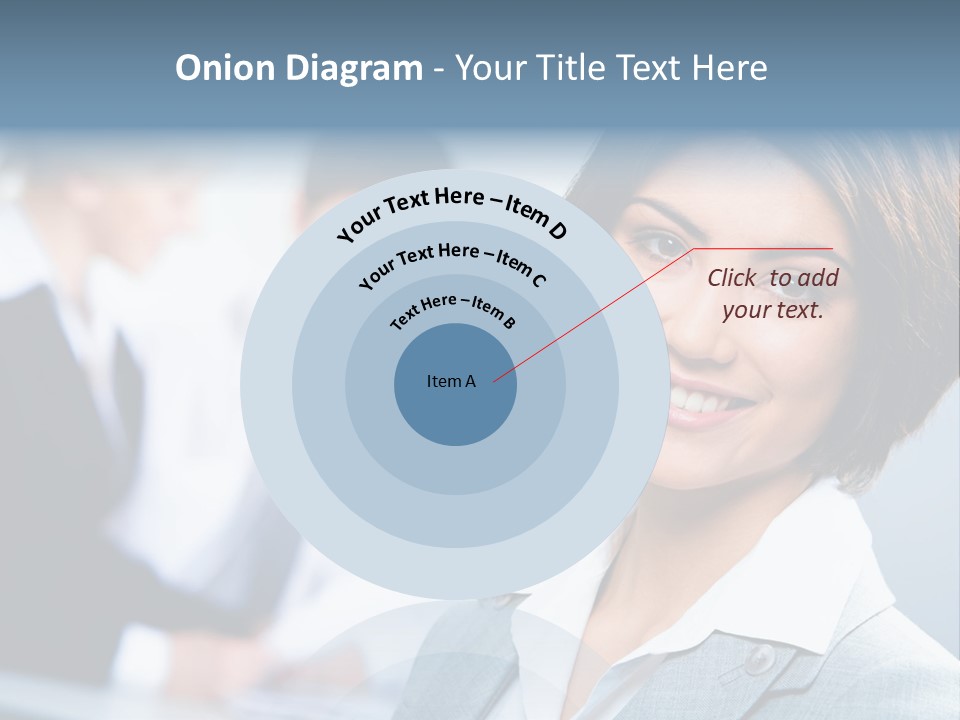 Job Colleague Girl PowerPoint Template