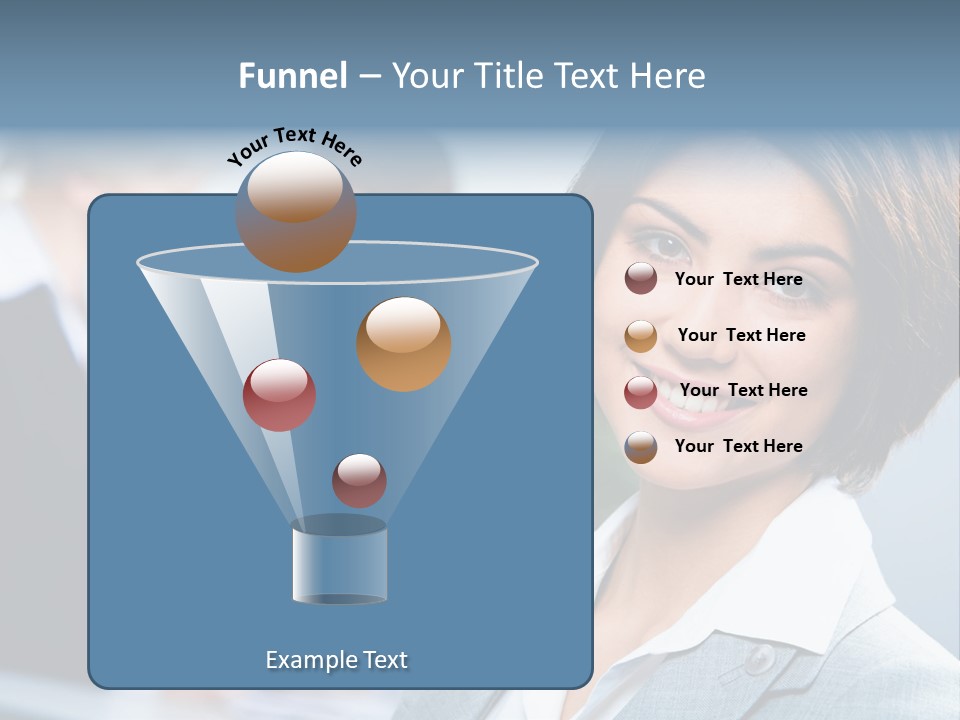 Job Colleague Girl PowerPoint Template