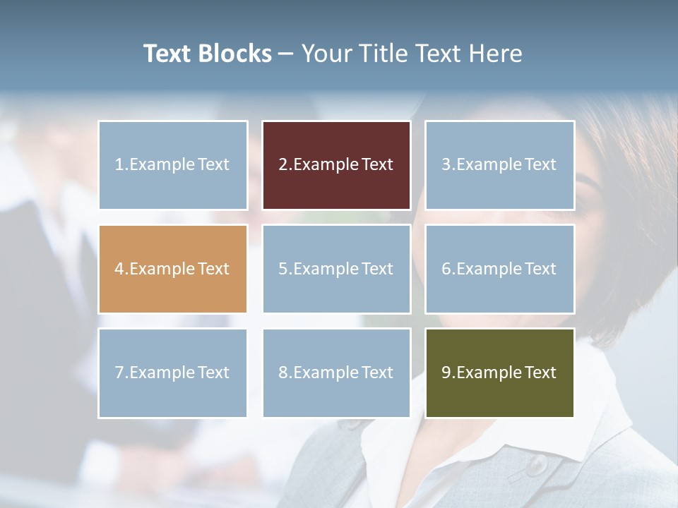 Job Colleague Girl PowerPoint Template